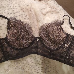 🍋 3 for $15 NWT VS Long Line Lace Bra 36DD